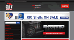 Desktop Screenshot of crowshootingsupply.com